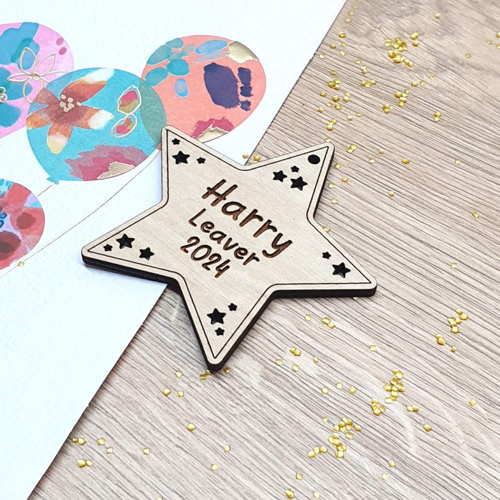 School Leavers Personalised Star